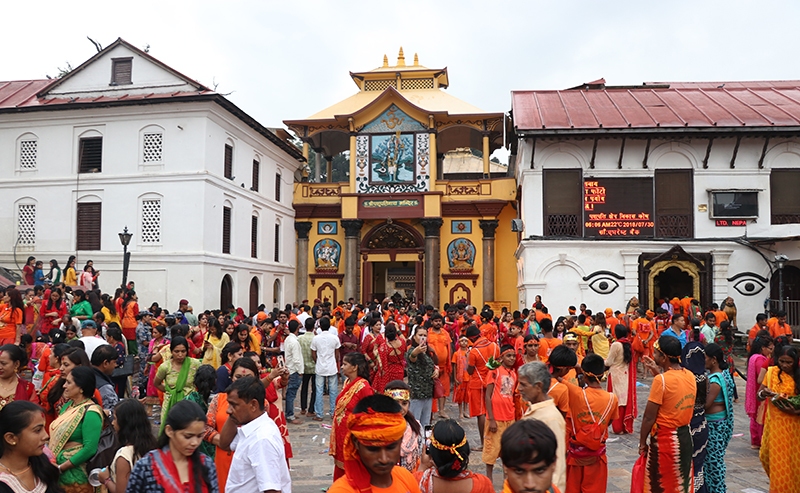 पशुपति क्षेत्रमा बढ्यो चहलपहल