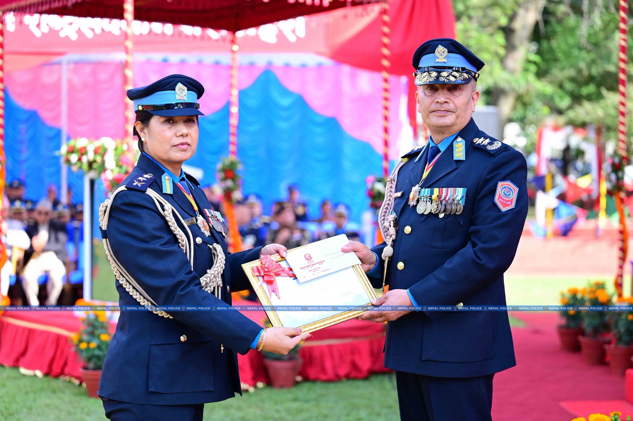 अनुसन्धानदेखि विपद् व्यवस्थापनसम्मका प्रहरी सम्मानित