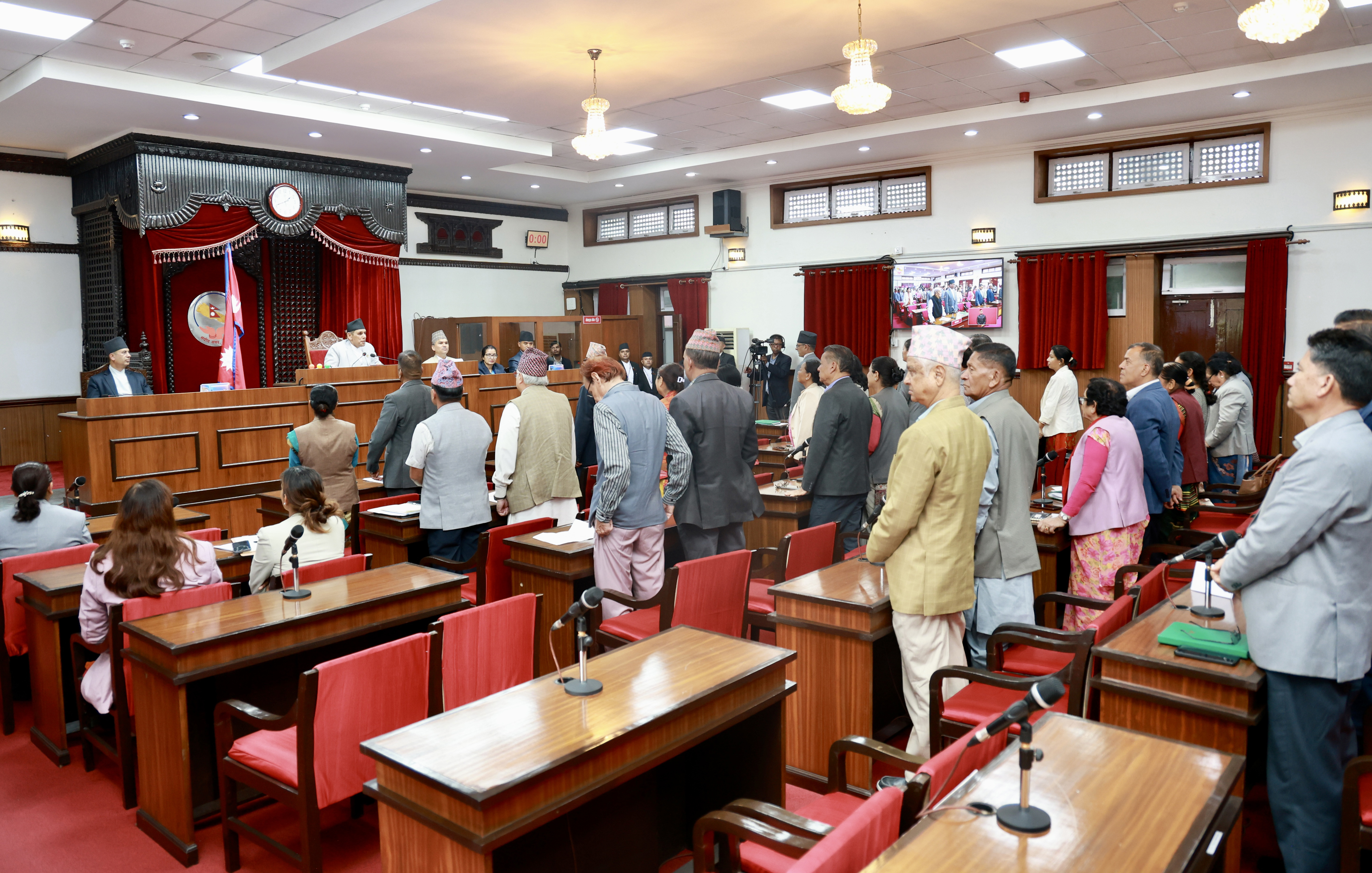 राष्ट्रिय सभामा पनि विपक्षीको अवरोध, मागियो प्रधानमन्त्रीको जवाफ