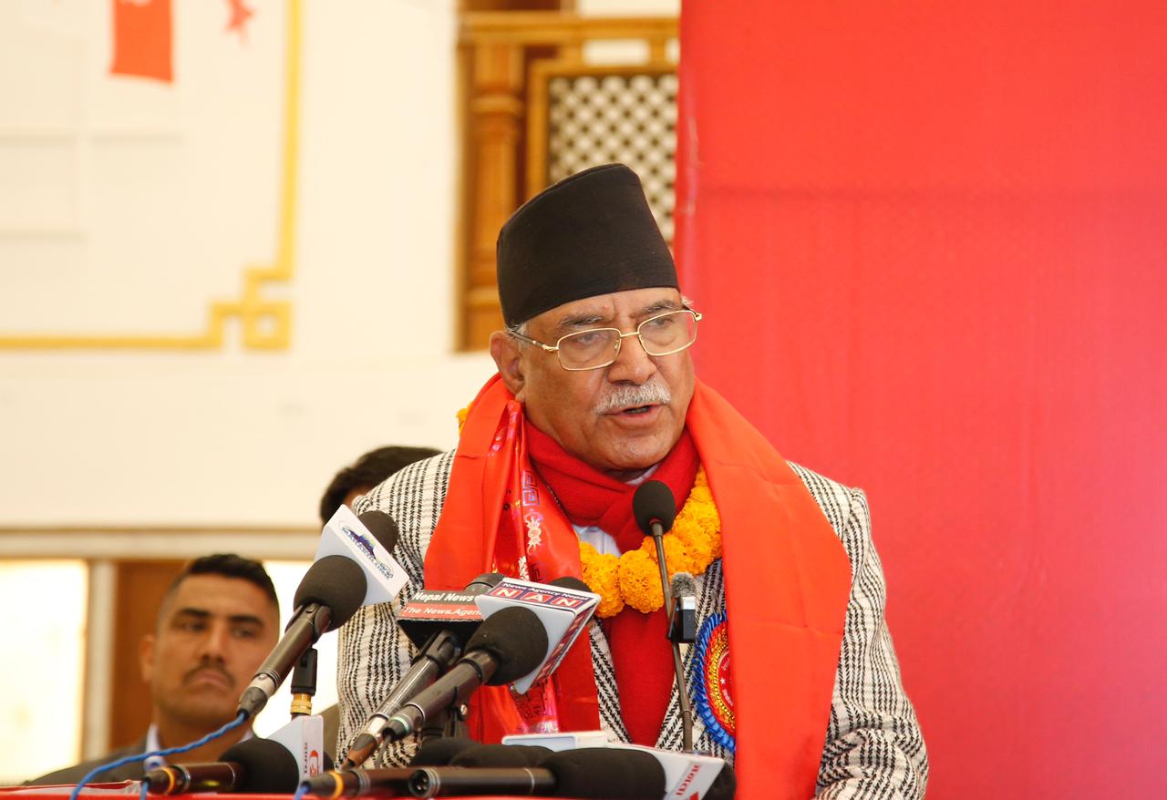 नेकपा संसदीय दलको नेतामा चयन भए प्रचण्ड