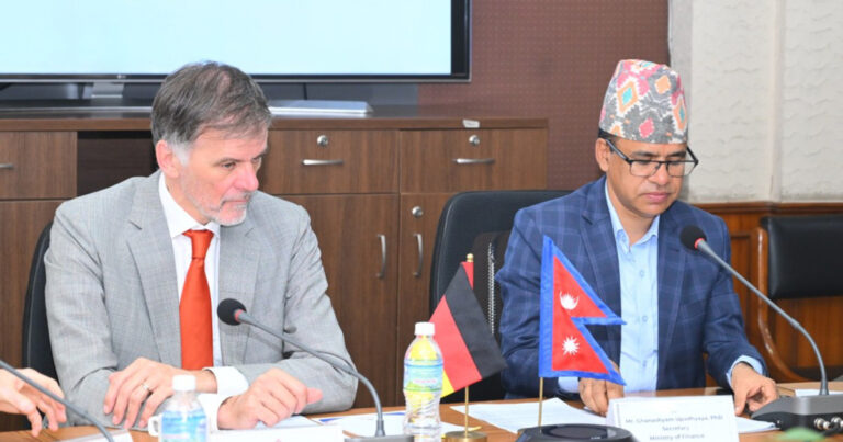 नेपालको आर्थिक विकासका लागि जर्मनीले तीन करोड ७६ लाख युरो प्रदान गर्ने