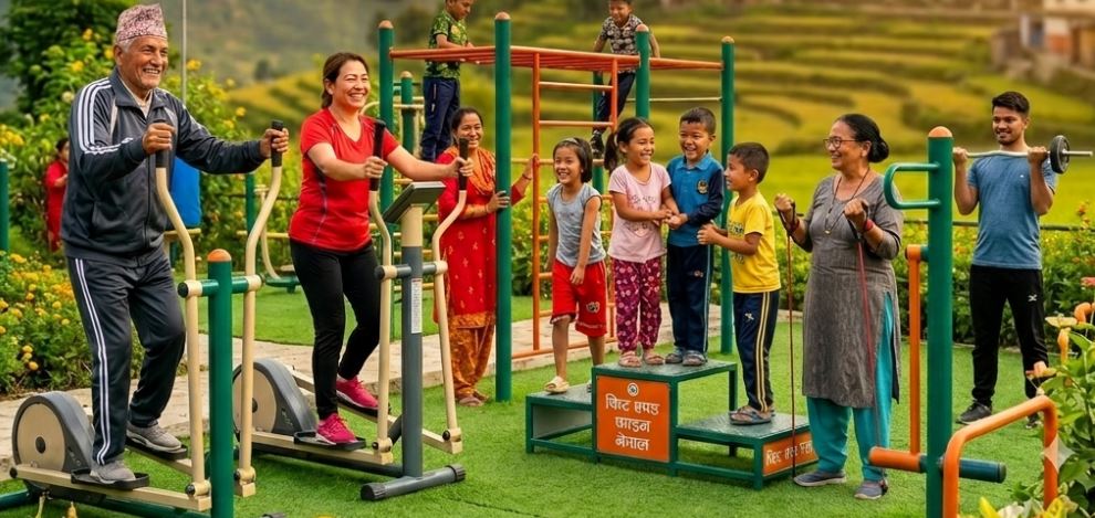 स्वास्थ्य र तन्दुरुस्तीको नयाँ गन्तव्य: नेपालमा बढ्दो 'आउटडोर जिम' को लहर
