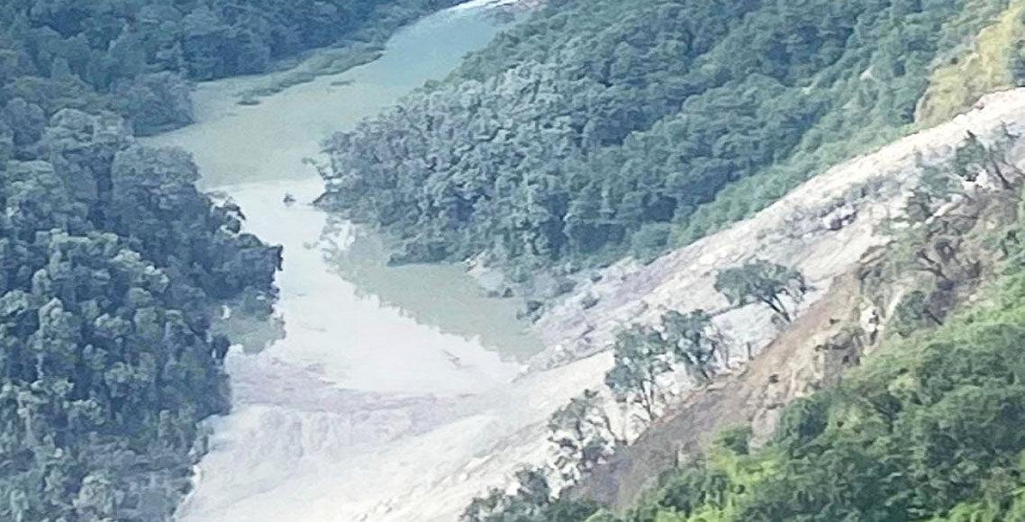 पहिरोले किम्रुङ खोला थुनियो, कालिगण्डकी दोभानसम्म सतर्कता अपनाउन अनुरोध