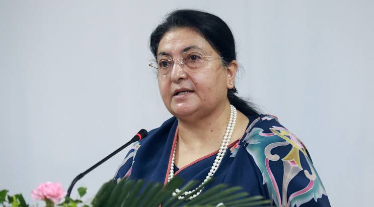 पूर्वराष्ट्रपति भण्डारी एमालेको वरिष्ठ नेतामा चयन